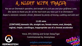  overwatch a night with tracer erotic audio play by oolay-tiger