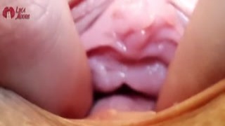 Lina Moore - Extreme Pussy Close Up. Vaginal Dilator