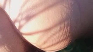 Daddy_power - Quick POV FUCK and Masturbation in nature # ANAL cum Leaking