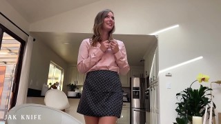 seductive coworker forgot to wear her panties and sat on my cock - stella sedona