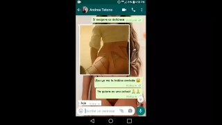 first of all she plays hard but in the end she can t resist and ends up masturbating and showing her entire naked body in a video call.