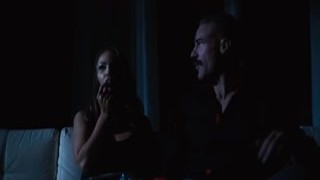 Guy licks then fucks big tits girlfriend