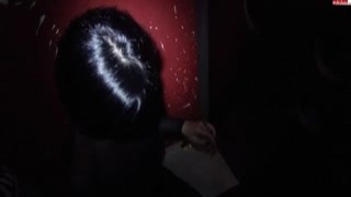 Gloryhole premiere - 3 Schw&auml;nze entsaftet mit Masken-La