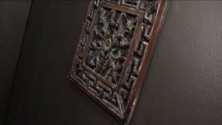 glory hole Chloe Addison big boobs blowjob swallows, swallows