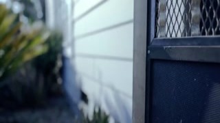 Busty blonde milf masturbates her pussy