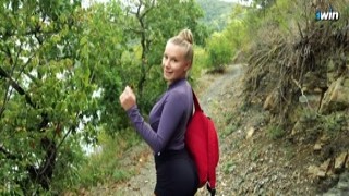 CumForKate - Hiking Ended With a Public Hard Fuck and a Cumshot on Big Tits in HD