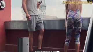 CatchingGoldDigger - Colombian Bubble Butt Girl Gets Picked up from the Gym to have a Unforgettable SEX!