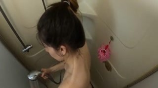 caught my horny slut in the shower