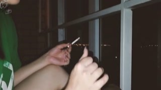 Cheese Cake - She Really Likes to Smoke and Play With My Dick