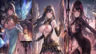 Erotic girl in aesthetic style,pornographic,mmd,hmv,pcv