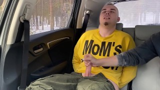 i was tied up in the car and made to cum