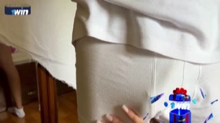 Sasha Paradise - Horny slut stepmom with big tits seduces stepson and thanks him for breakfast