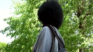 Czech Streets 152: Quickie with Cute Busty Black Girl