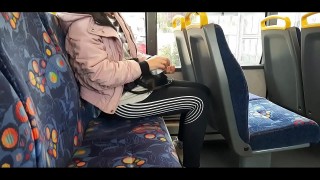 the f was going to the bus and his stepd was getting on the bus to go home. on the bus she started to put her hand on his cock and when she got home her fa fucked her well.