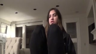 Super Cute Girl reaches Intense Orgasm
