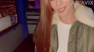 Arina Fox - Aphrodite on a first date on the Ferris Wheel ｜ PUBLIC blowjob POV ｜ SEX THERAPY