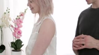 Skinny babe gets ass fucked instead of homework