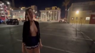 Nicole Niagara - Exposed in City Streets part1 Public Blindfold