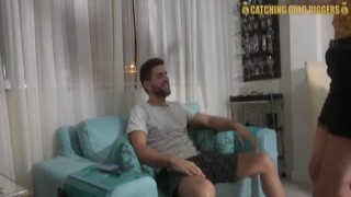 Antonio Mallorca - Submissive Brazilian Babe Fucks a Stranger on a Sofa for a Gucci Bag