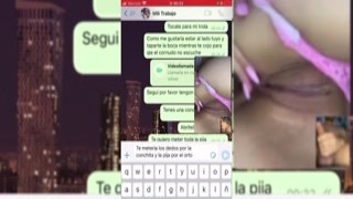 Milipilisex420 - Pendeja puta me hace acabar masturbandose con el cornudo del novio al lado ｜Argentina