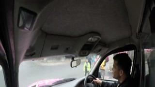 Sexy Czech blonde milf got a free ride