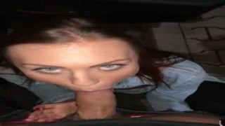 Evelina Dellai - Gas Station Blowjob