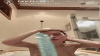 Lana Rhoades First fully nude show
