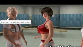 foxy 3d cartoon hotties suck and fuck the team