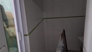 renatasurtada - I had to use the bathroom with her in the shower!