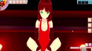 The anime girl in the swimsuit is best