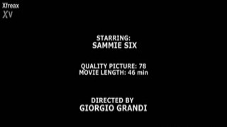 Sammie Six was fucked hard by four guys, balls deep in her ass