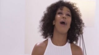 Black stepmom facesit ebony stepdaughter
