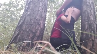 we hid under a tree from the rain and we had sex to keep warm - lesbian illusion girls