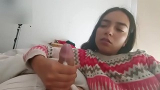 i love making my step cousin s penis explode in cum - i do it twice