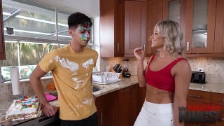 filthytaboo - hot blonde milf lets her stepson fuck her good for labor day