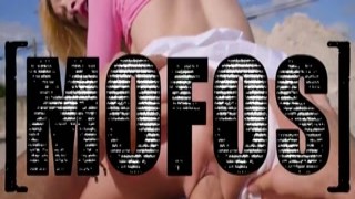 Abigail Danger lets her delivery guys, who is also a fan, take a taste of her famous cunt - Mofos