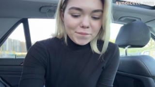 syndicete - Paid for a Taxi With a Blowjob ｜ in the Car ｜ Outdoor