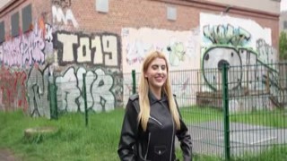 GERMAN SCOUT - Anal at Pick Up Casting for Big Boobs blonde Latina Lola Morango