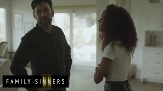  tommy eats gorgeous scarlit scandals trimmed pussy pounds her hardcore - family sinners
