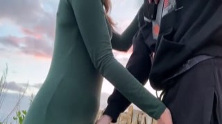 Goodegirl75 - cute teens fuck, blow, and facial in public as the sun sets. - Hannah Goode