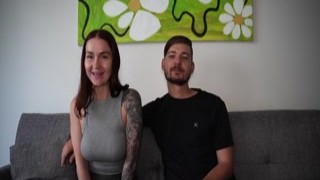 Amateur DP Anal Sex On Sofa - Lustery