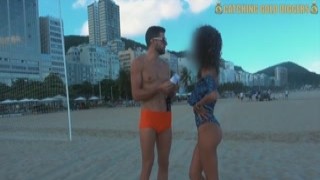 Skinny Brazilian Teen Gets Fucked after a Beach Interview