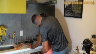 CatchingGoldDigger - Cute 18 flowers Brazilian Teen Gets Fucked after seeing a Pile of Money