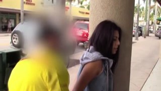 Angel Windell gangbanged by the officers