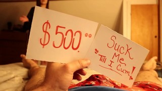 stepmom plays a game win money or suck cock 