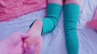 Estie Kay - Step sis playing game and I playing with her holes