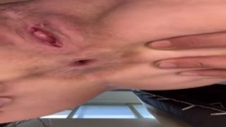Fansly - @Alexxxeeeof - Face sitting asshole winking view