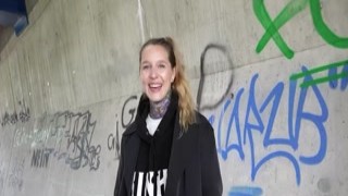 GERMAN SCOUT - Crazy German Tattoo Model Lisa Rocketcock Pickup for Casting Fuck