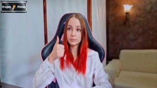 Lina Moore - Naughty Student Masturbating to Orgasm while Online Classes