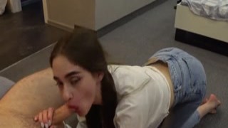 SladkiSlivki - Beautiful slim girl and her deep throat